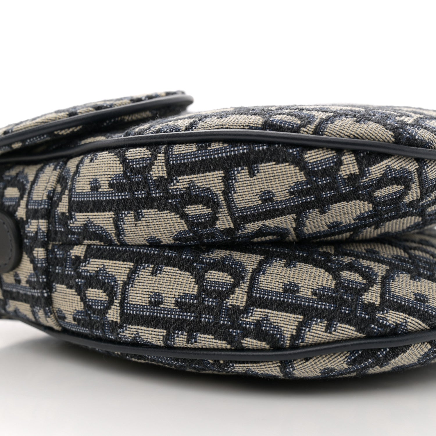 Christian Dior Oblique Saddle Bag Blue 9 of 13