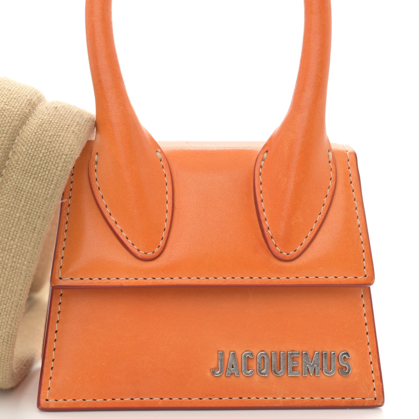 Smooth Calfskin Le Chiquito Homme Orange
