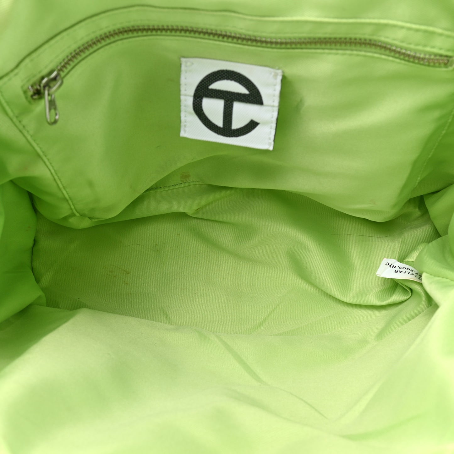Vegan Leather Medium Shopping Bag Double Mint