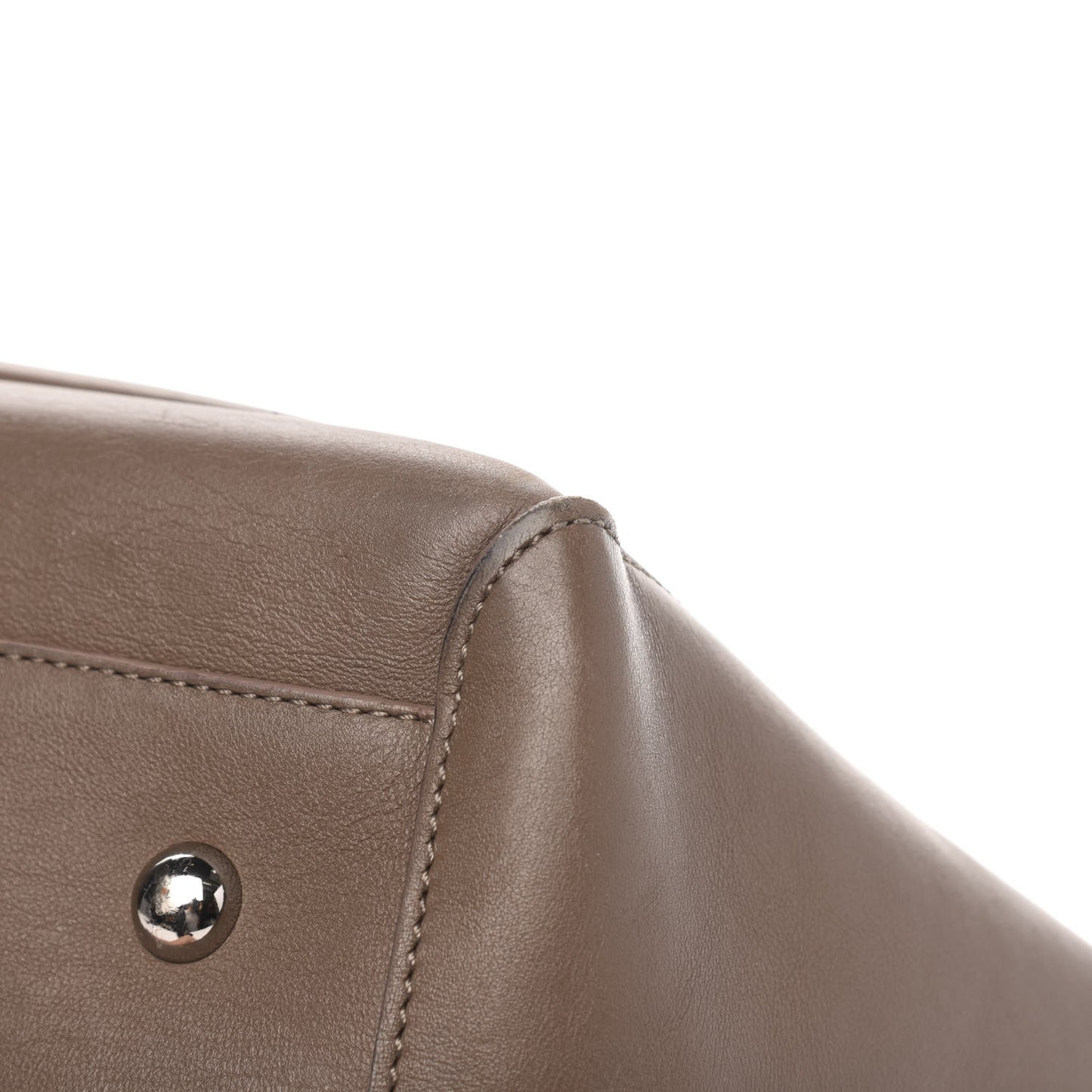 Silky Calf Medium Willow Tote Taupe