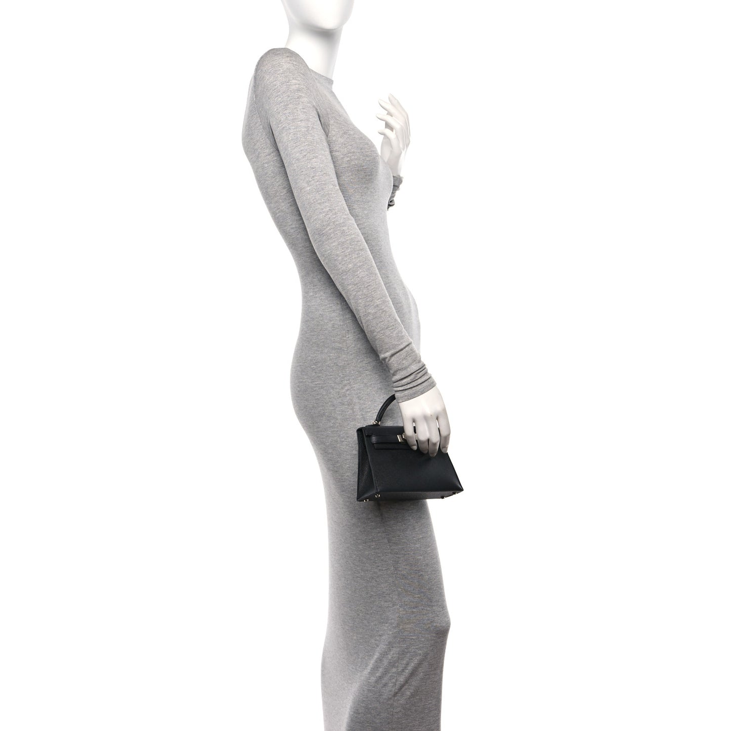 Epsom Mini Kelly Sellier 20 Black