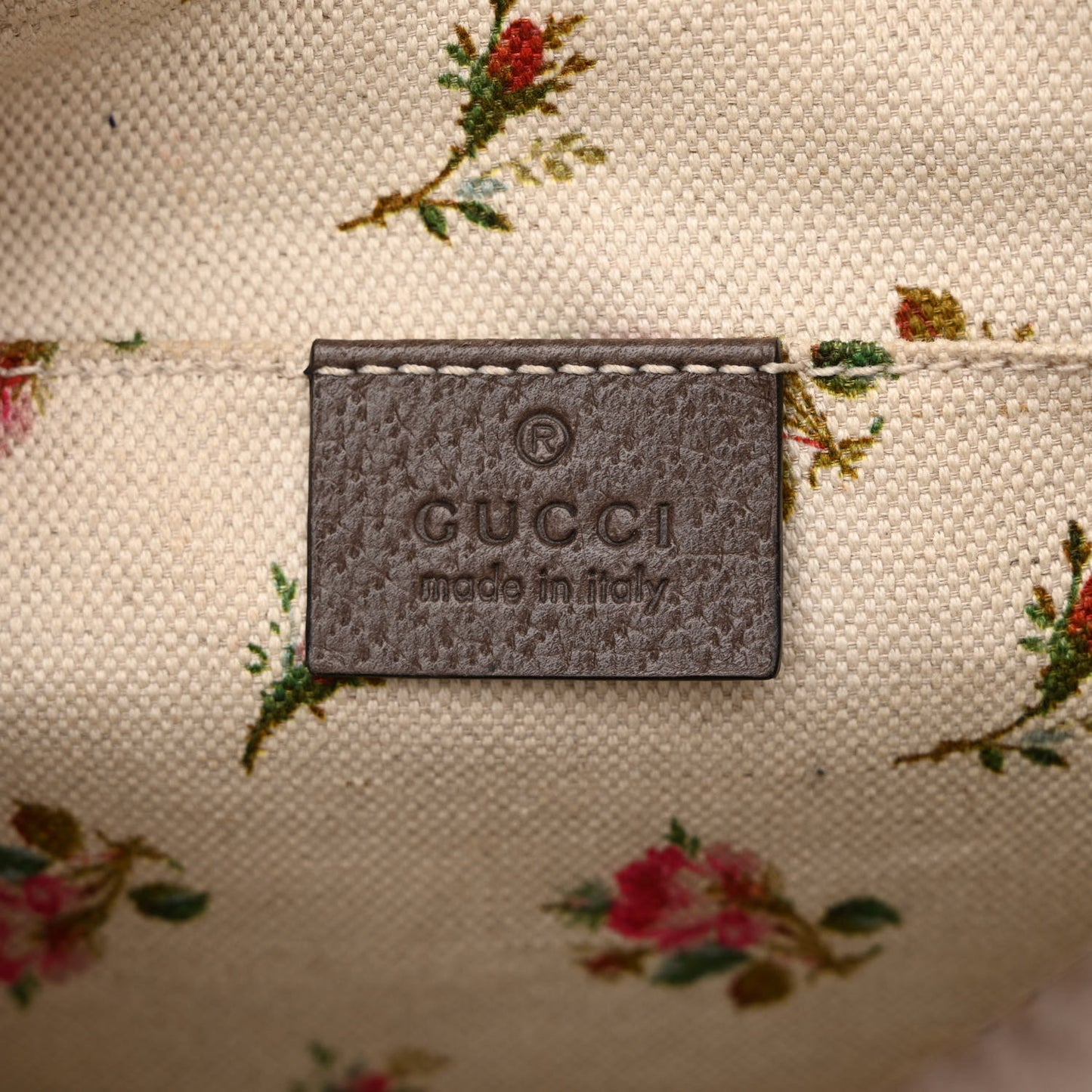 GG Supreme Monogram Web Neo Vintage Shoulder Bag Beige New Acero Crop