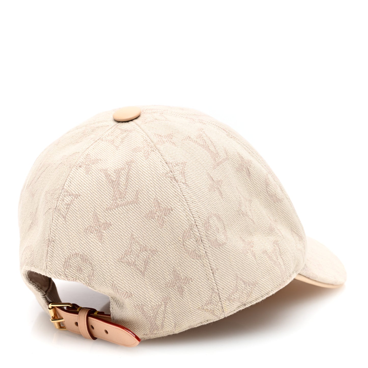 Cotton Monogram Jacquard Be My Cap Beige