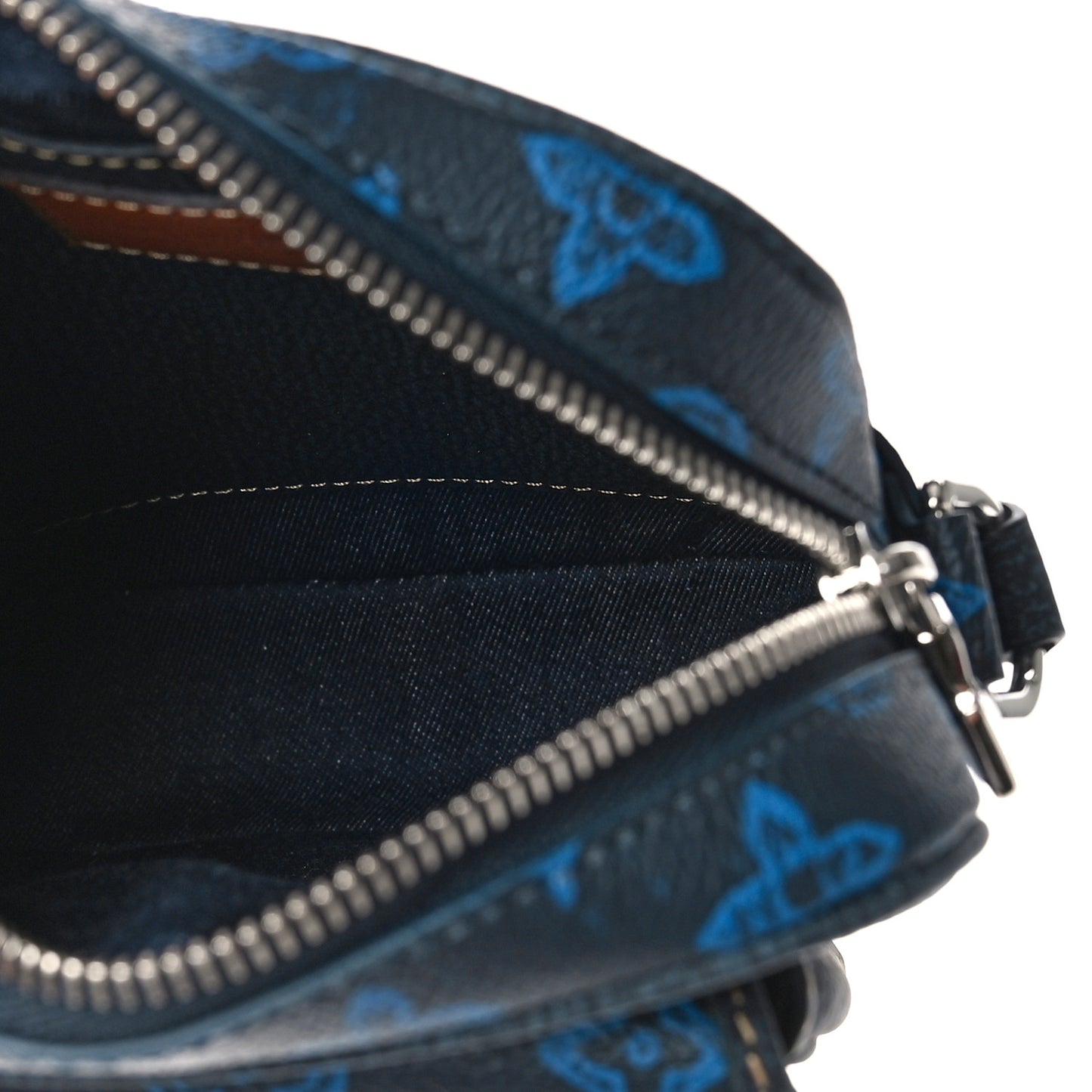 Monogram Macassar Christopher Wearable Wallet Blue