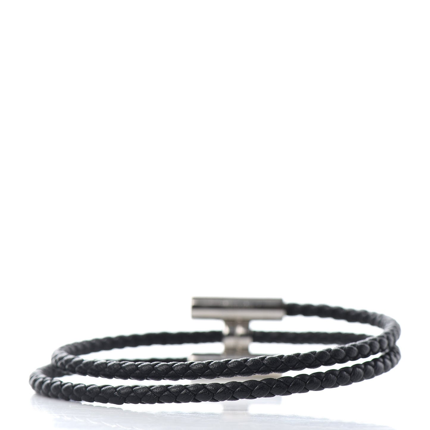 Swift Double Wrap Cord Tournis Tresse Bracelet T6 Black