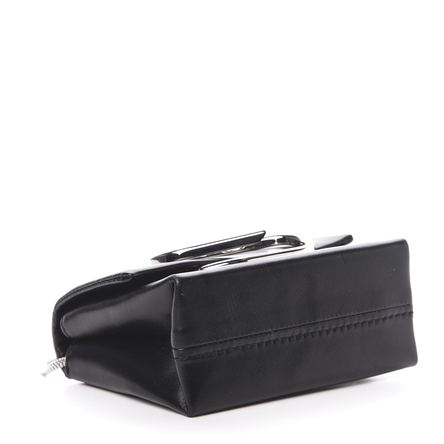3.1 Calfskin Alix Soft Flap Clutch Black
