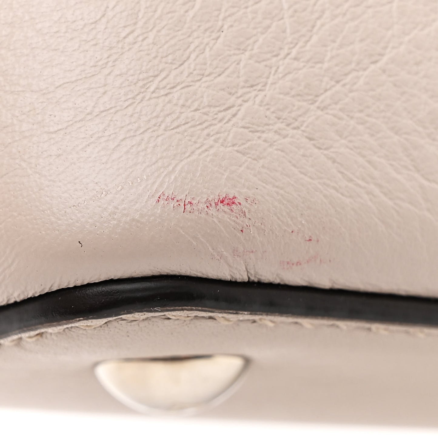 Vitello Dolce Studded Petite 2Jours Tote Grigio Polvere Multicolor