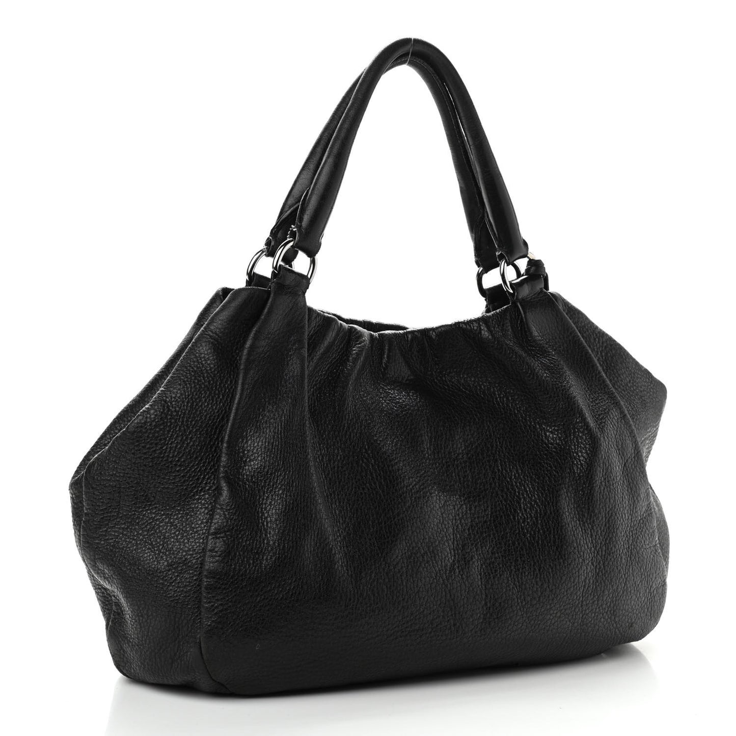 Vitello Daino Tote Black