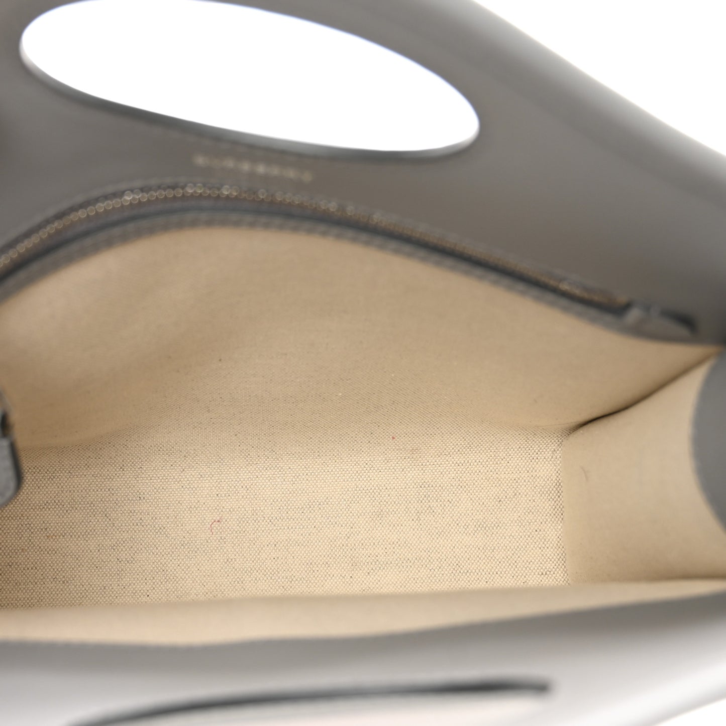Calfskin Check Mini Pocket Bag Grey