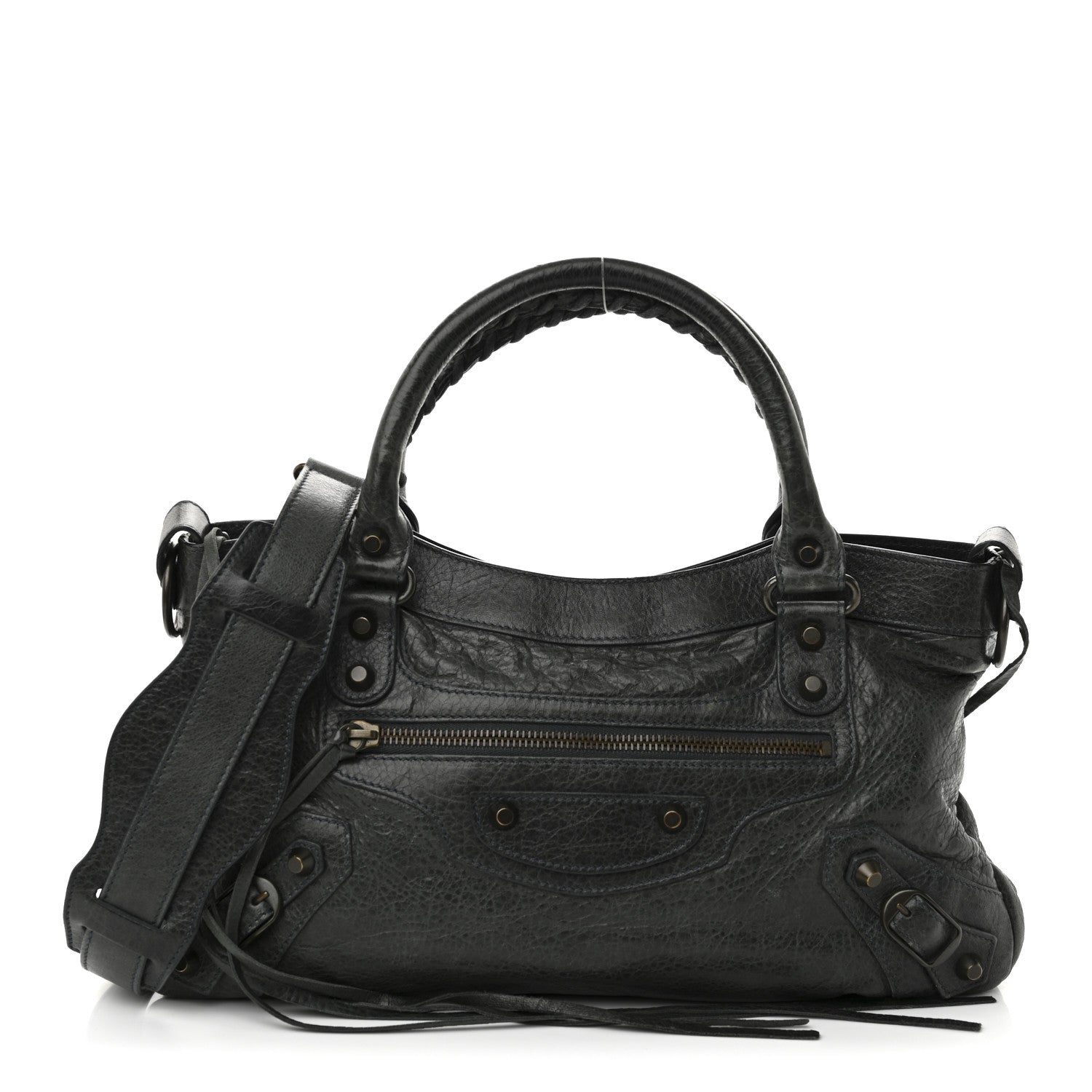 Balenciaga Agneau Classic Hardware First Anthracite 1744678
