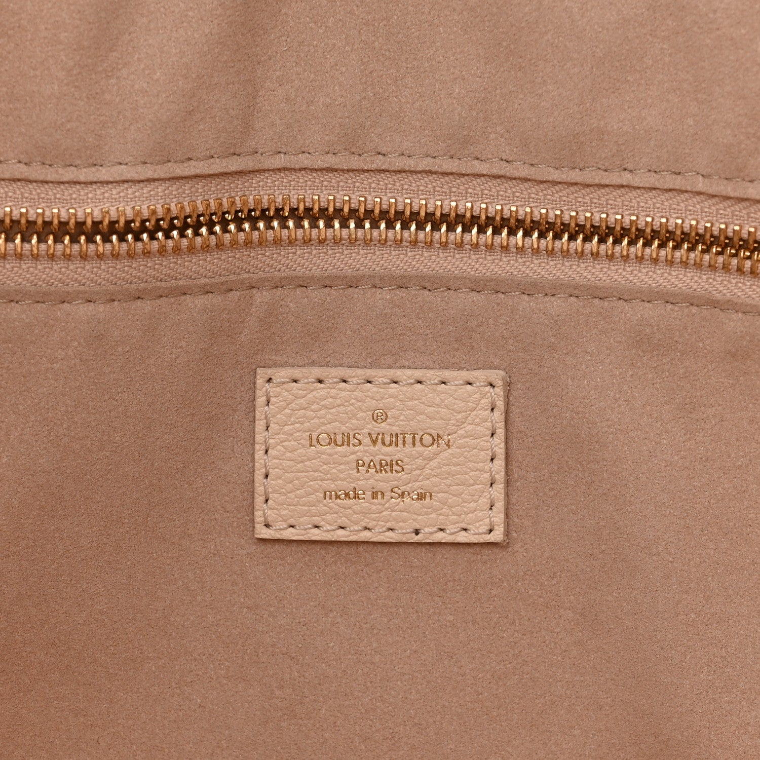 Louis Vuitton Empreinte Monogram Giant Neverfull MM Creme Rose Trianon 8 of 12