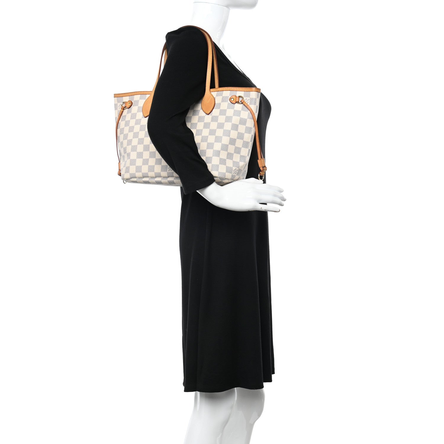 Louis Vuitton Damier Azur Neverfull PM 2 of 10