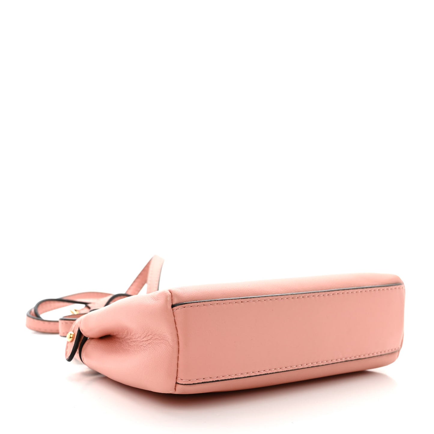 Shiny Nappa Micro Peekaboo Iconic Satchel Pink