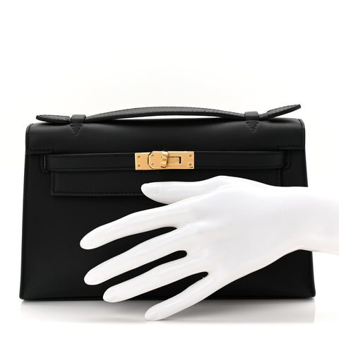 Swift Kelly Pochette Clutch Black
