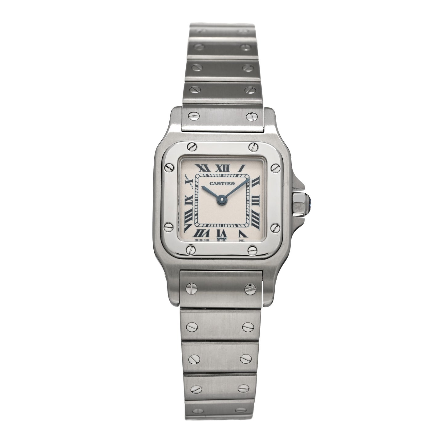 Stainless Steel 24mm Santos de Cartier Galbee Quartz Watch