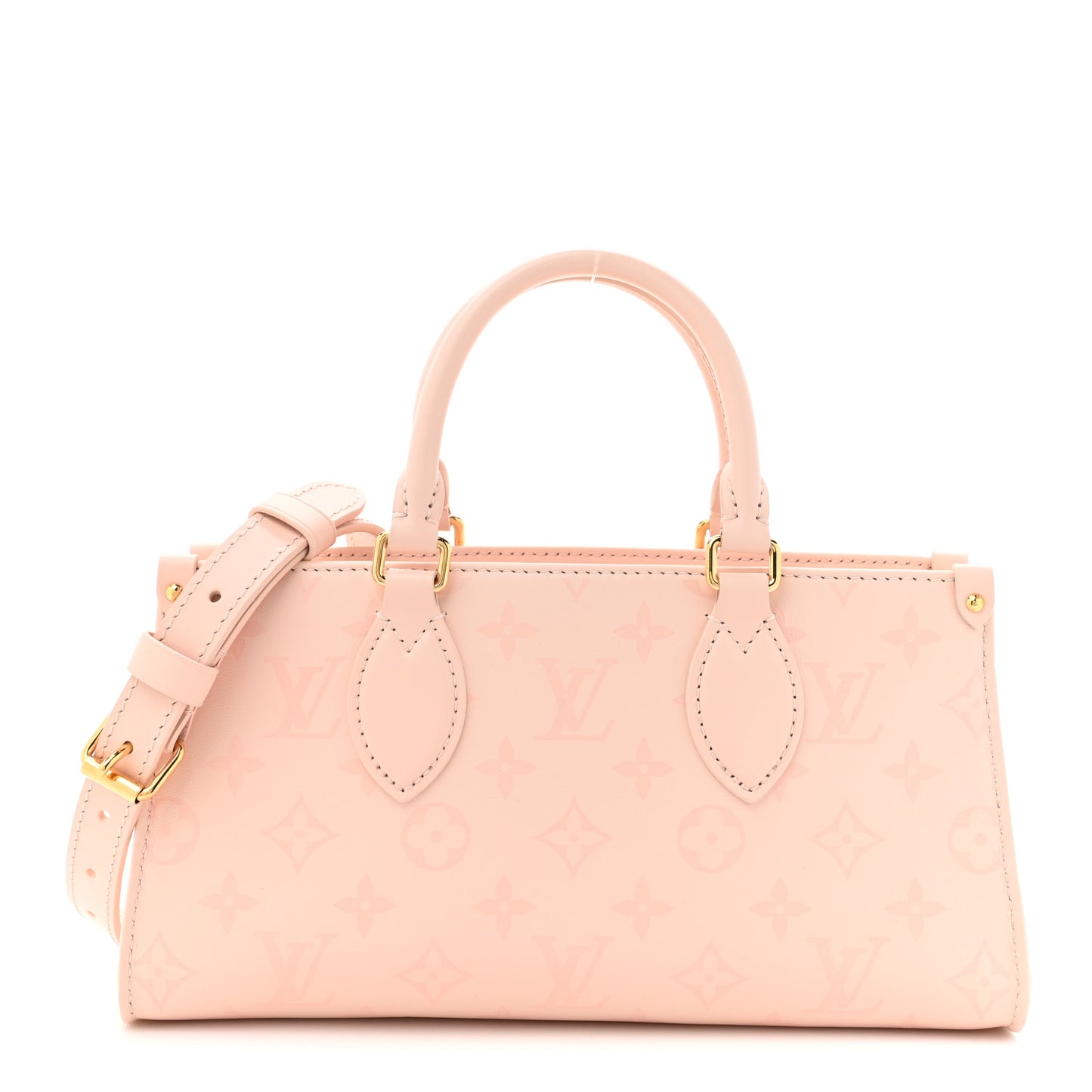 Calfskin OnTheGo East West Pearl Pink