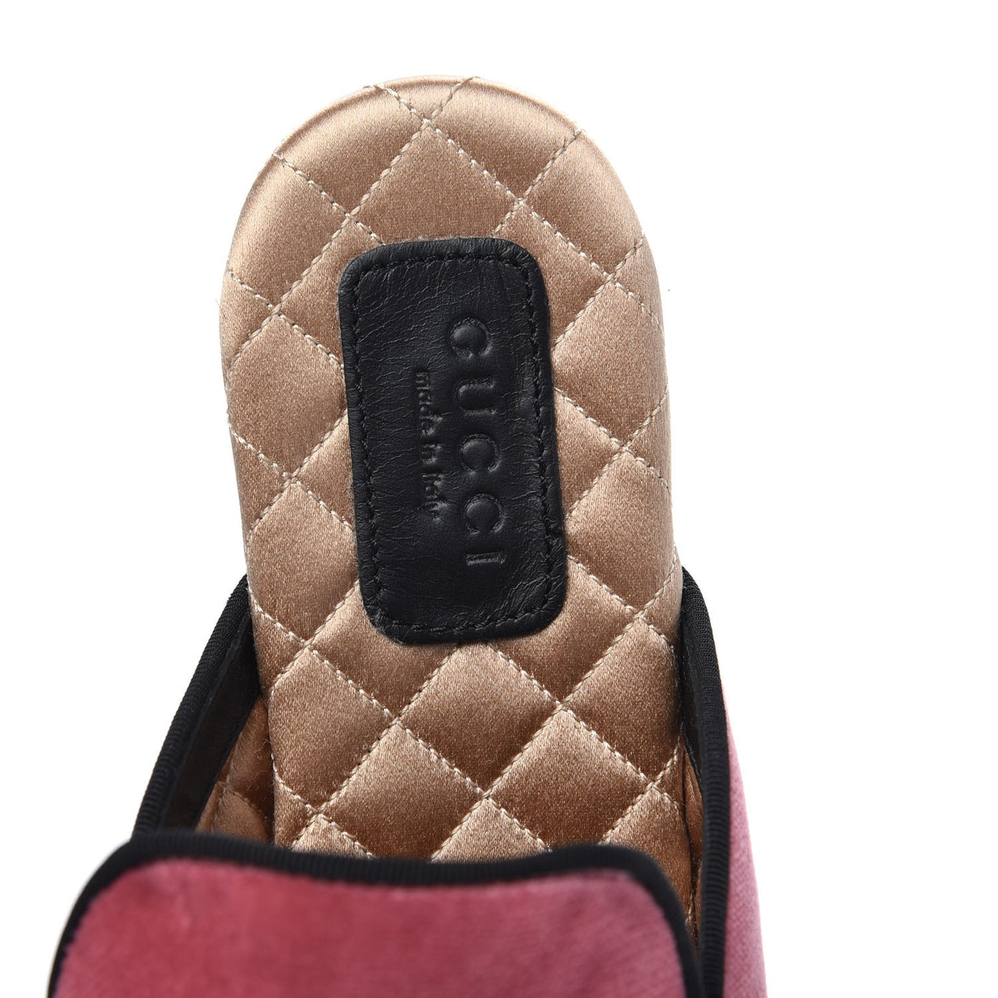 Velvet Embellished Evening Slippers 35.5 Pink