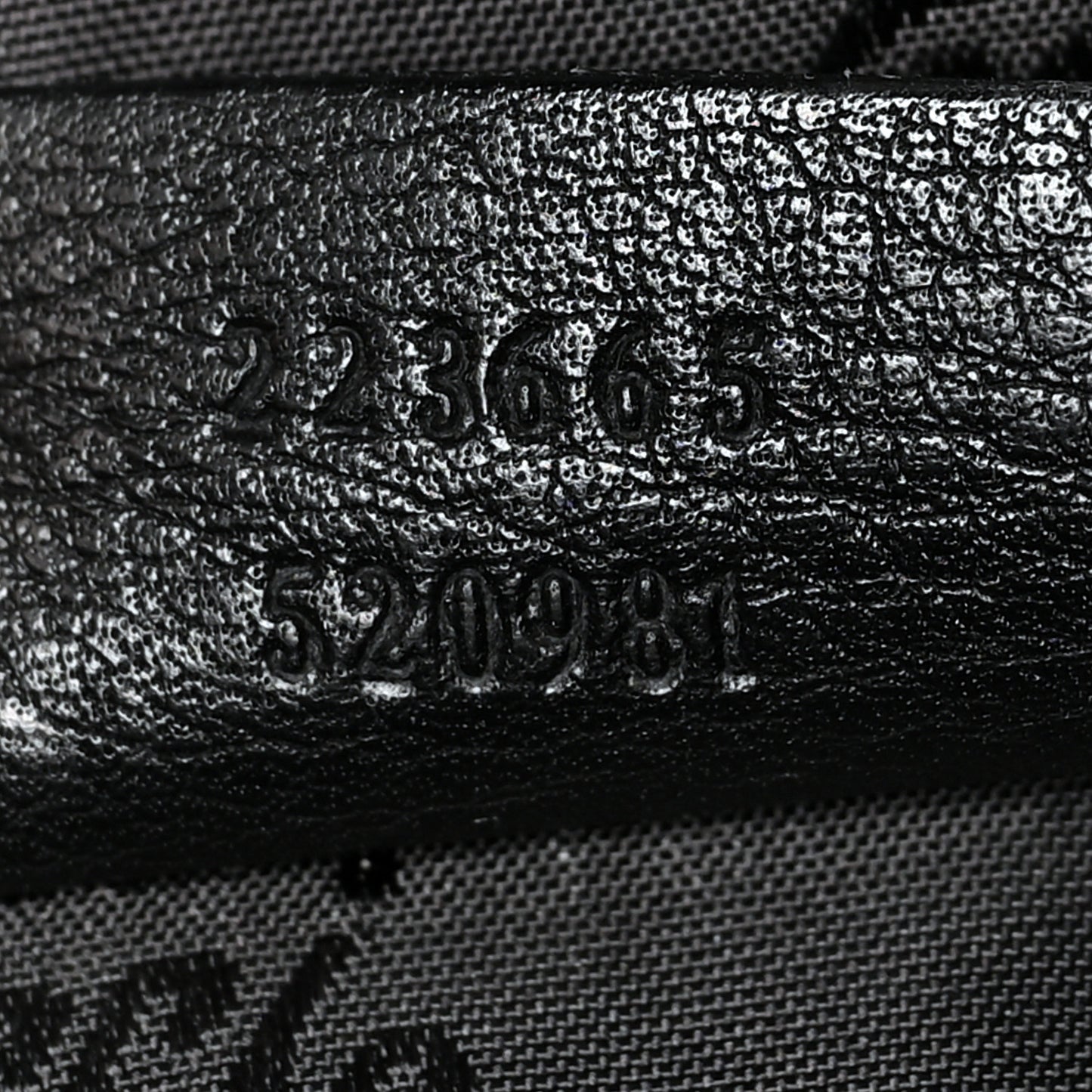 Guccissima Medium Flap Messenger Bag Black