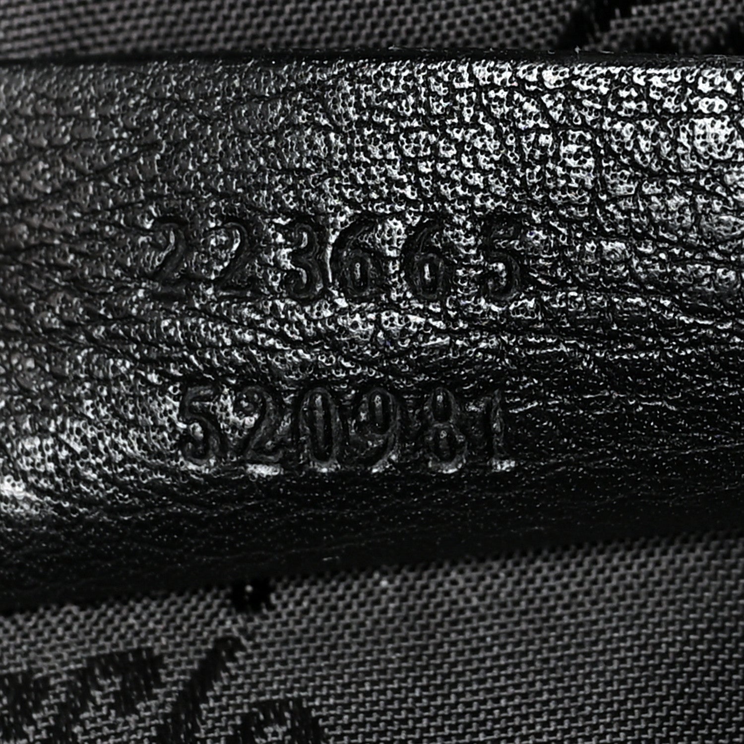 Gucci Guccissima Medium Flap Messenger Bag Black 7 of 13