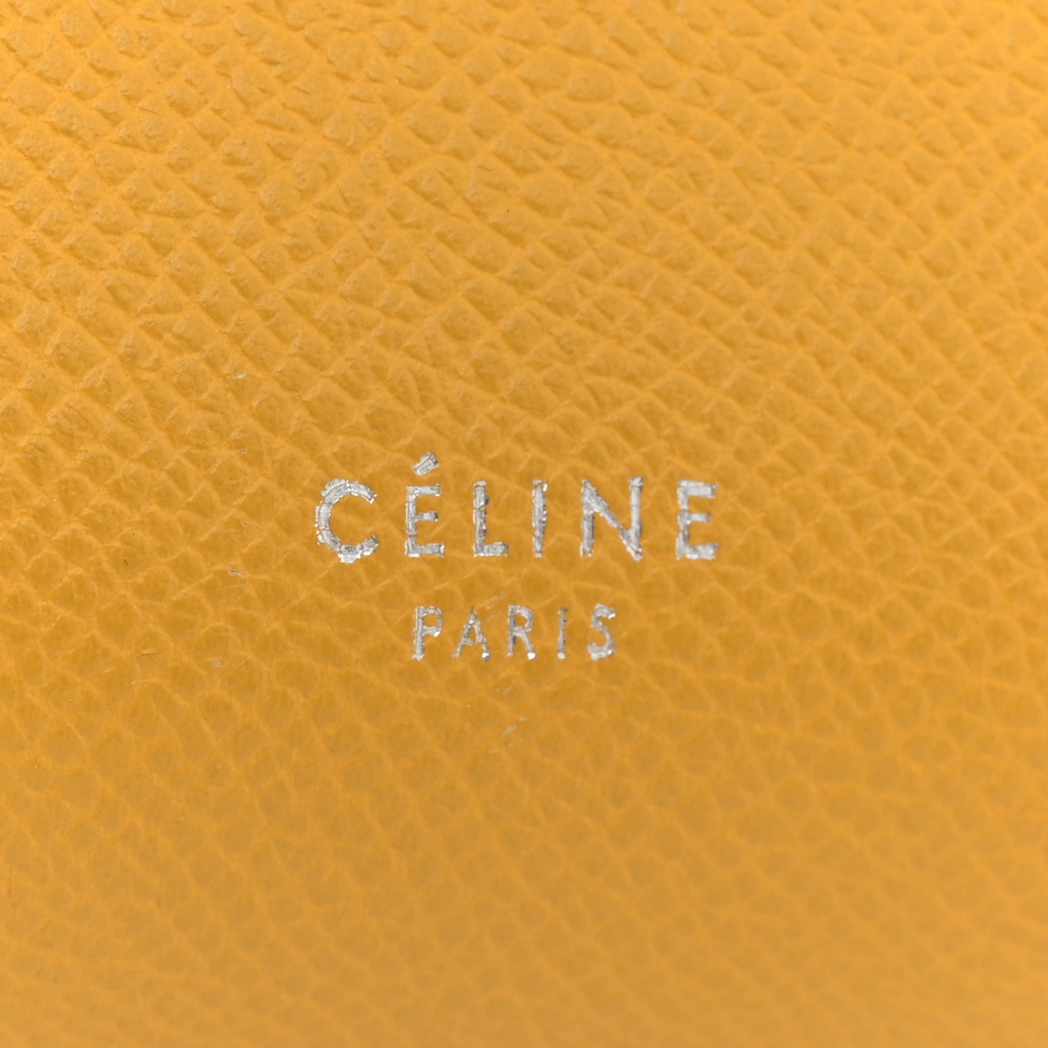 Celine Grained Calfskin Nano Belt Bag Sunflower 6 of 15