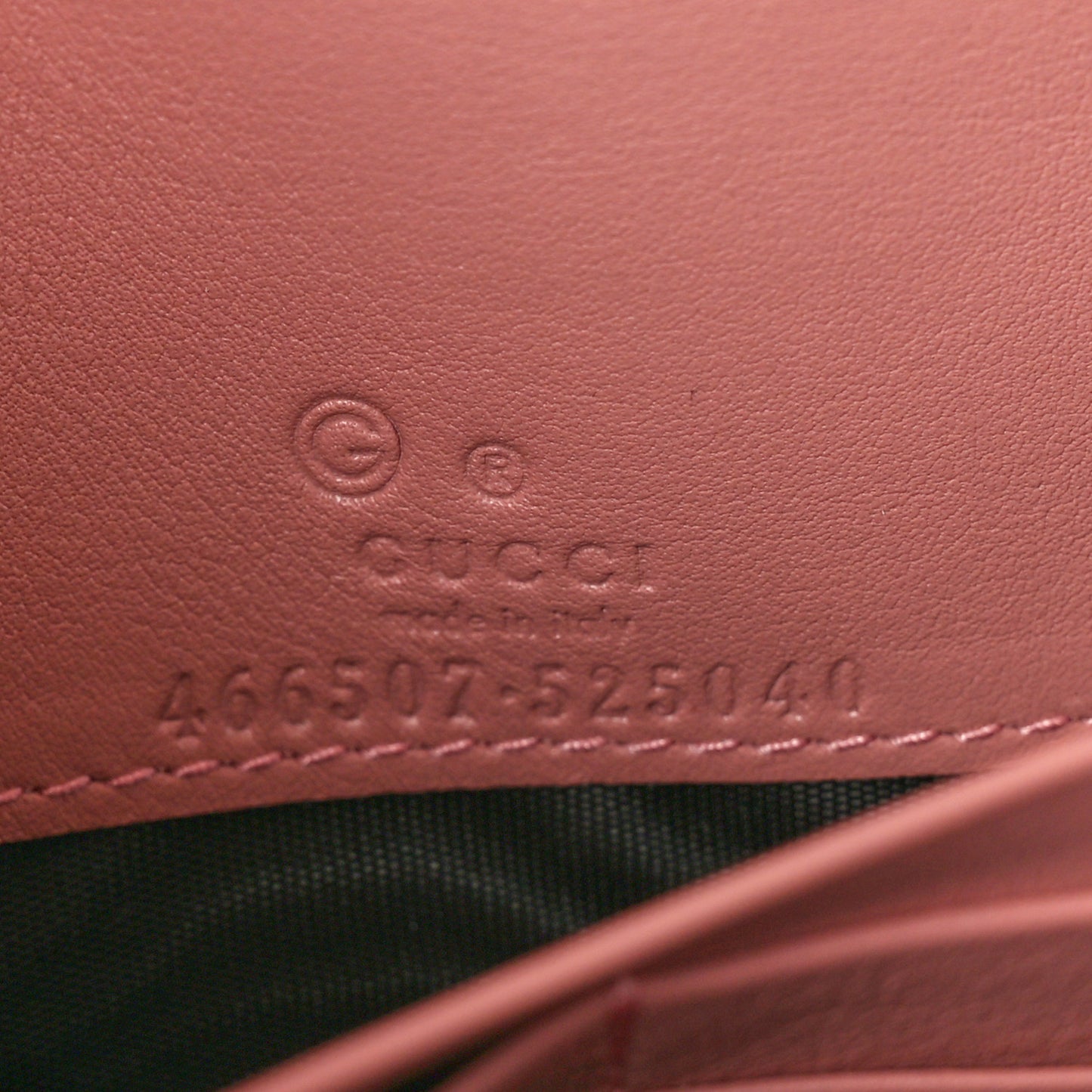Microguccissima Crossbody Wallet Soft Pink