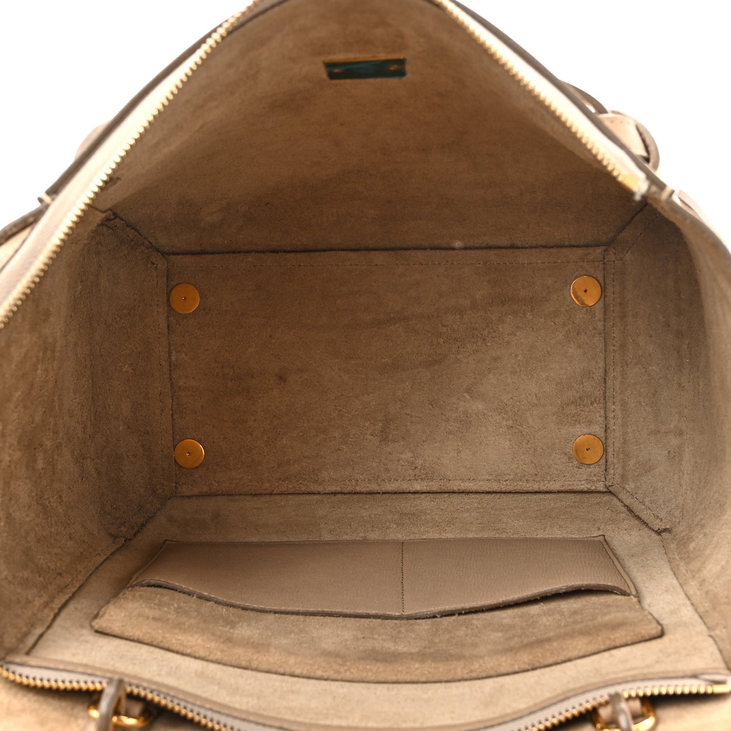 Grained Calfskin Mini Belt Bag Light Taupe