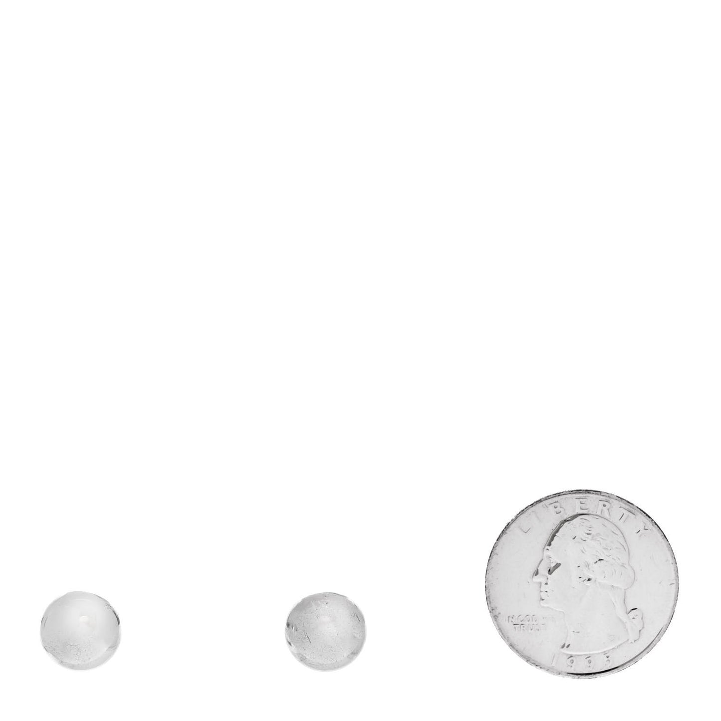 Sterling Silver 10mm Hardwear Ball Earrings