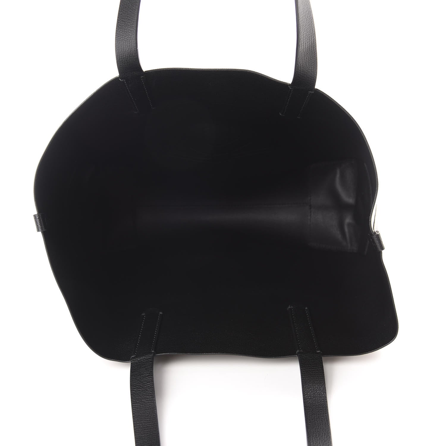 Burberry Calfskin TB Motif Embossed Medium Tote Black 15 of 16