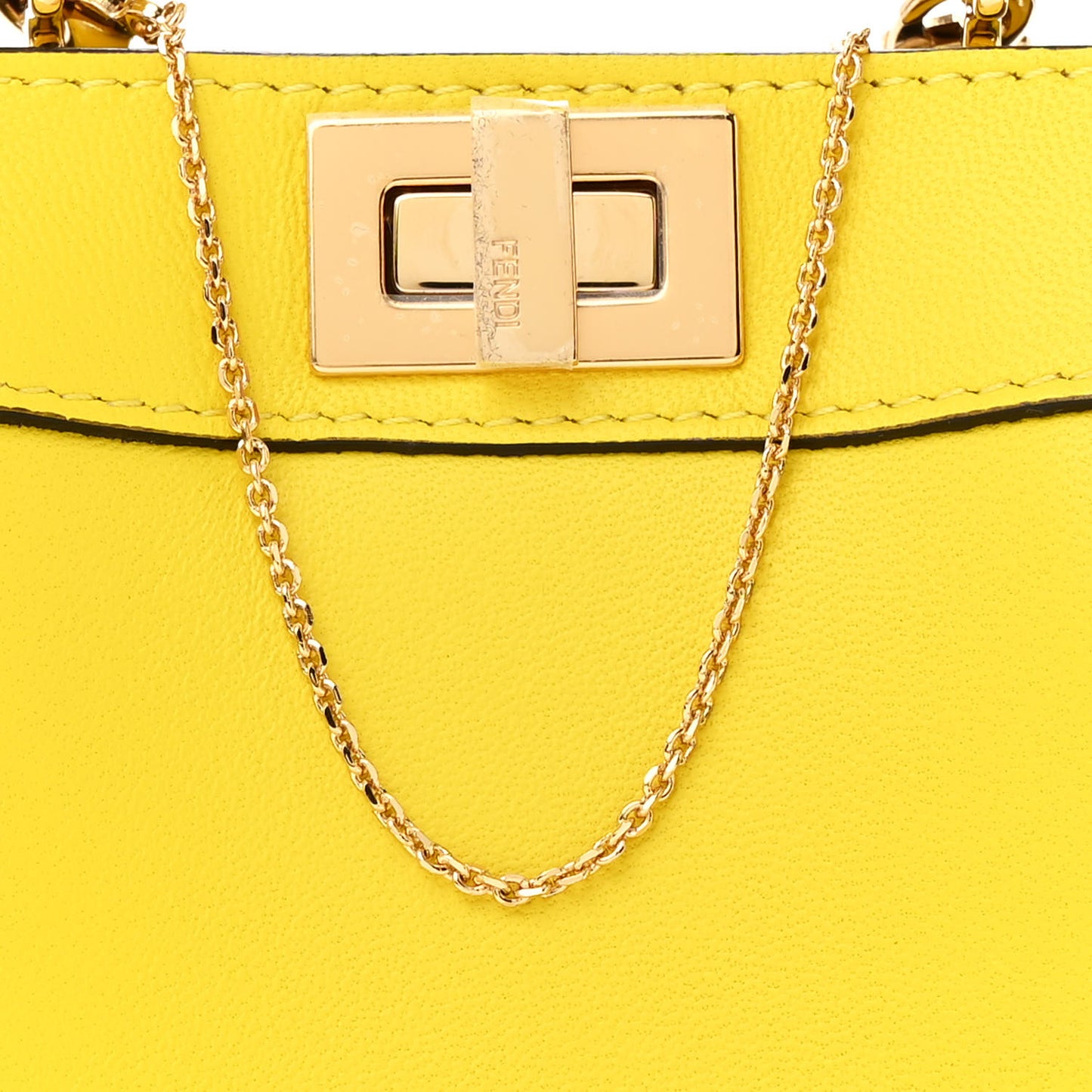 Nappa Nano Peekaboo Satchel Limone