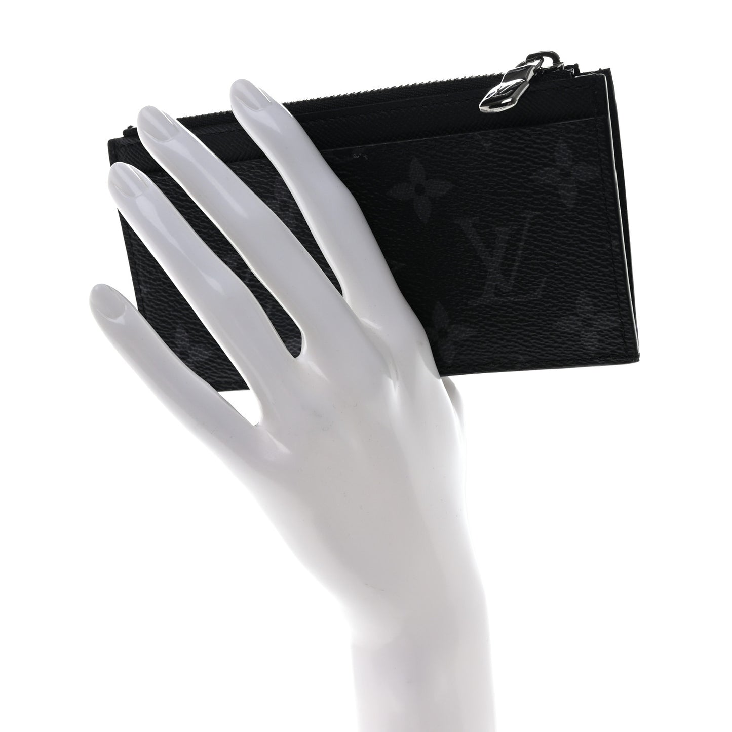 Reverse Monogram Eclipse Taiga Coin Card Holder
