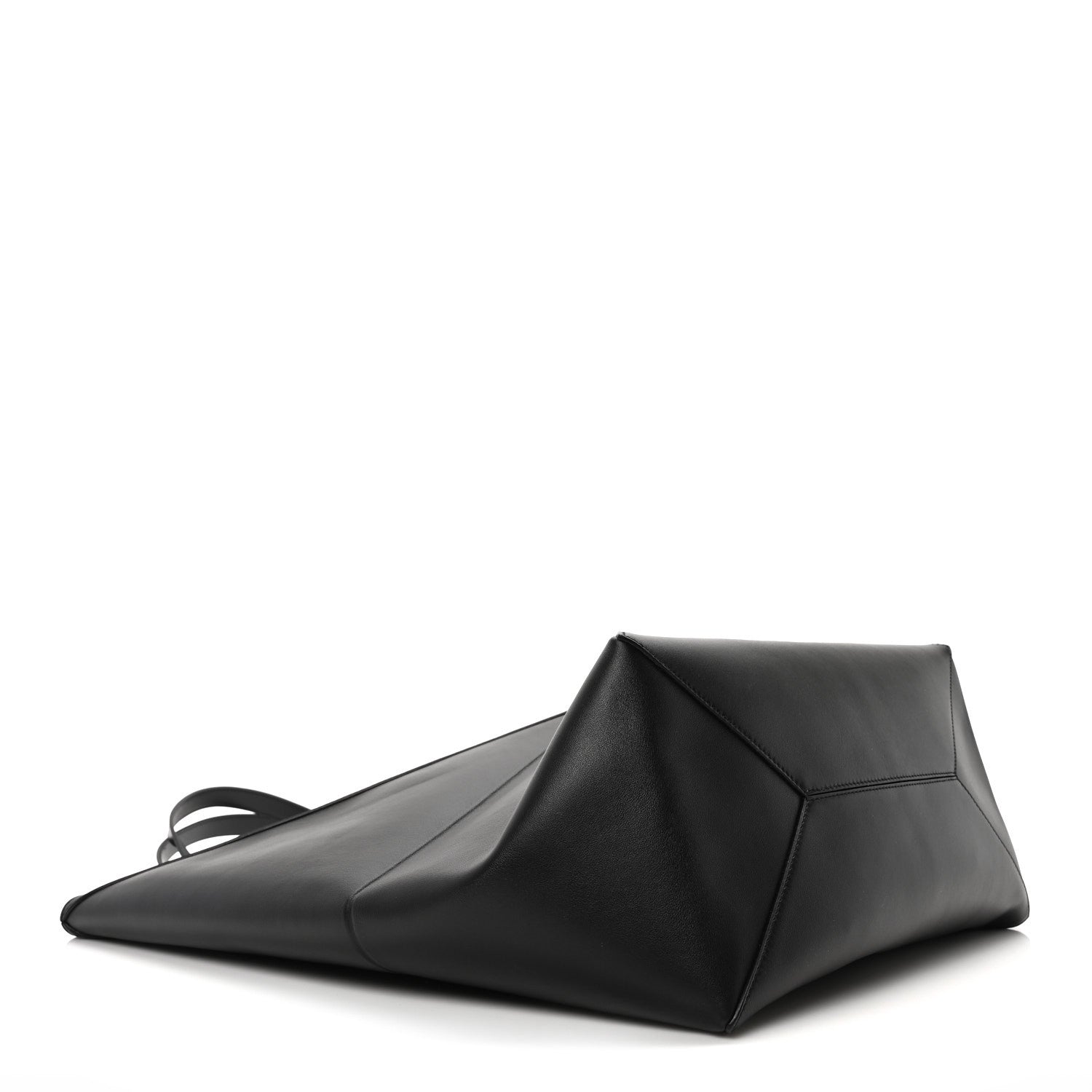 Loewe Shiny Calfskin Large Puzzle Fold Tote Black 4 of 9