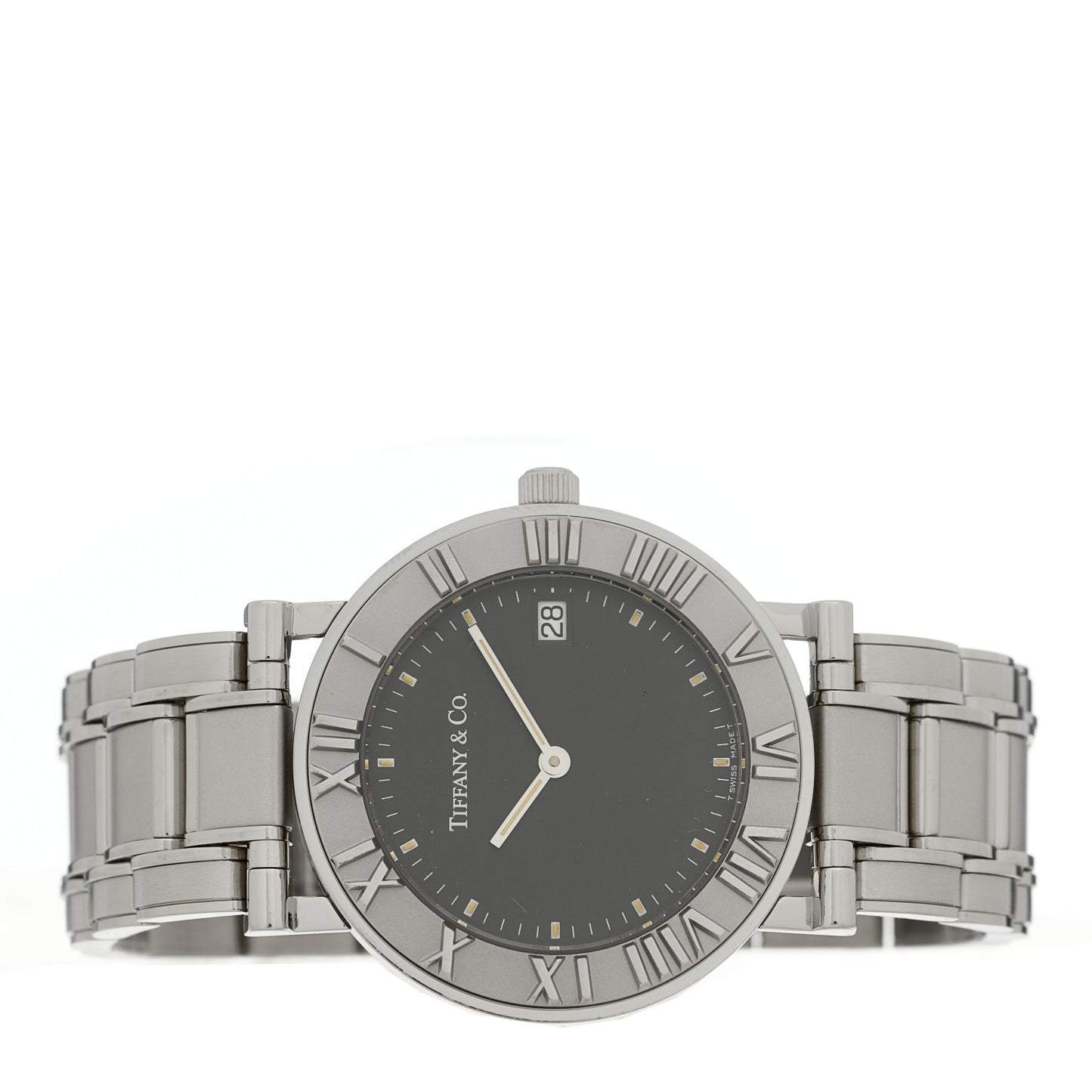 Stainless Steel 33mm Atlas Quartz Watch Black