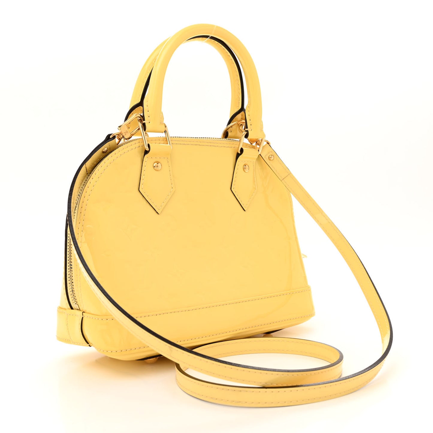 LOUIS VUITTON Vernis Alma BB Citrine