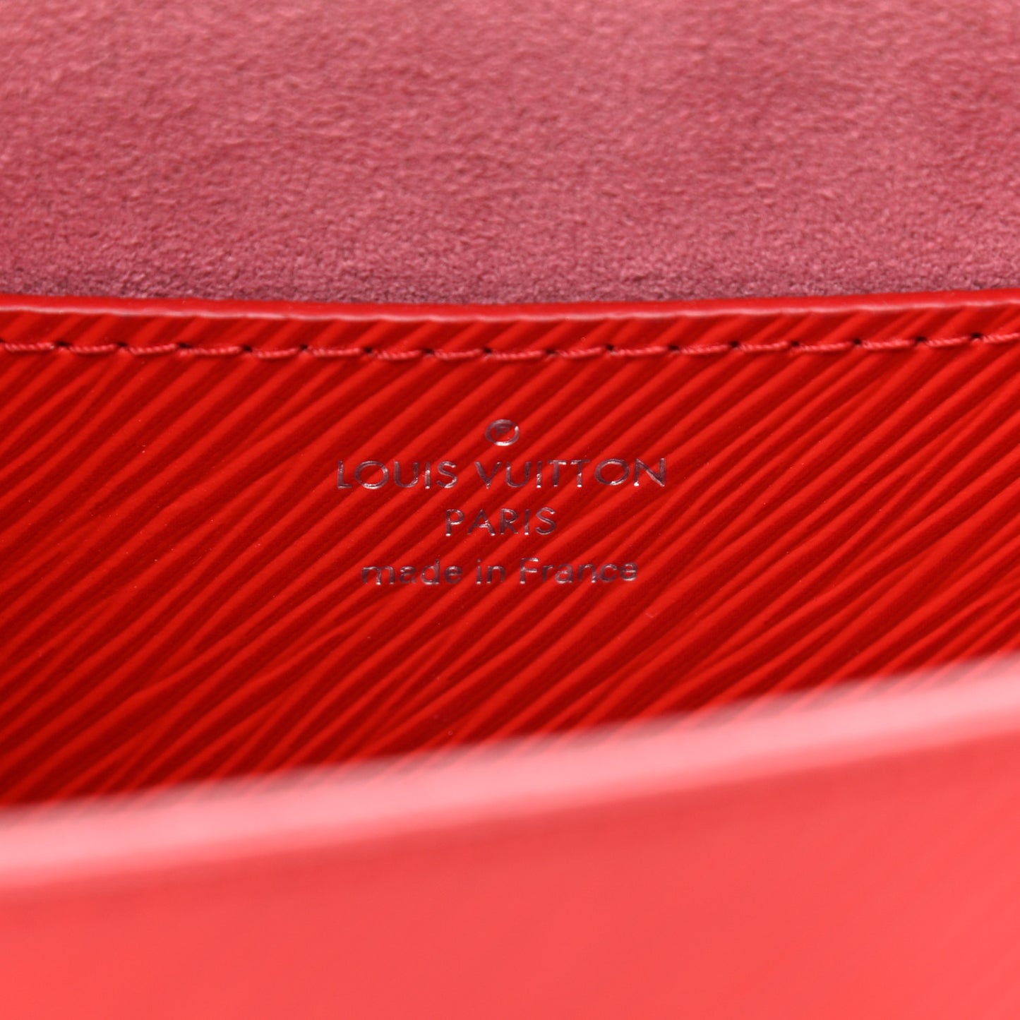 Epi Twist Shoulder Bag MM Coquelicot