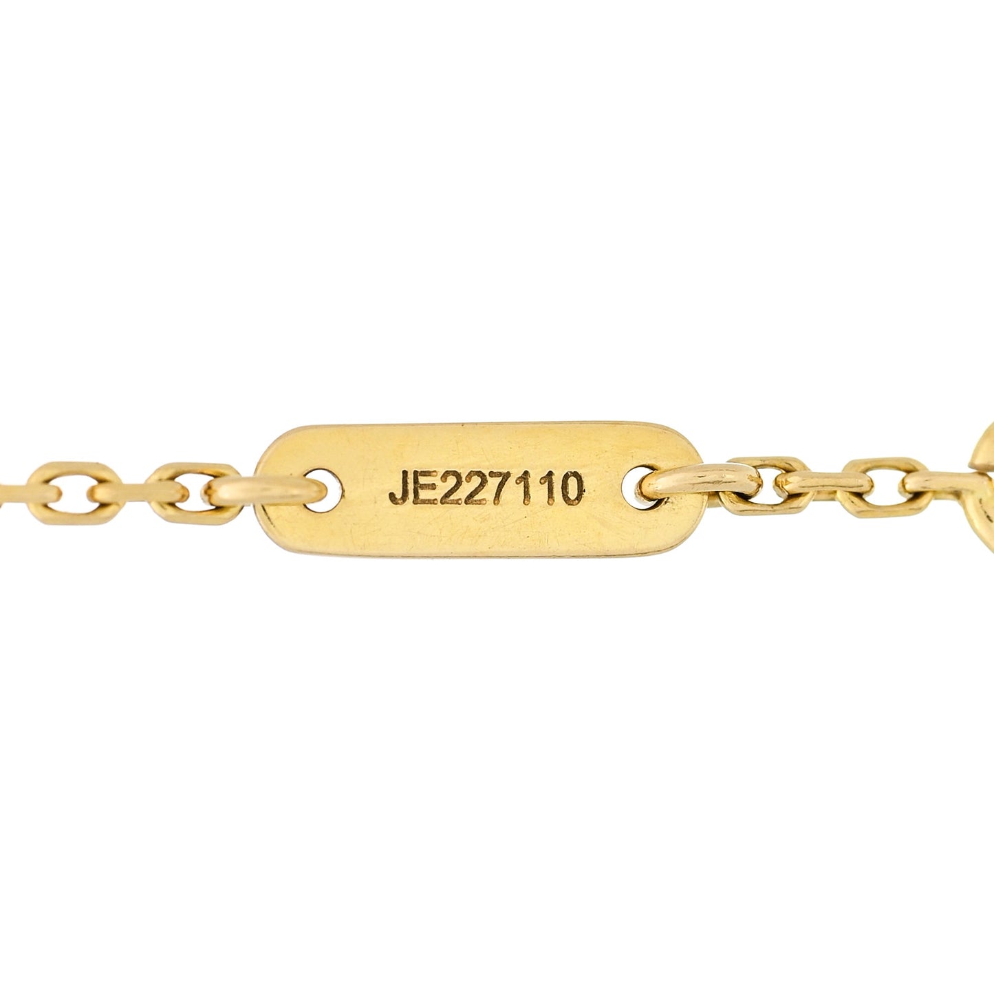 18K Yellow Gold Mother of Pearl Sweet Alhambra Butterfly Bracelet