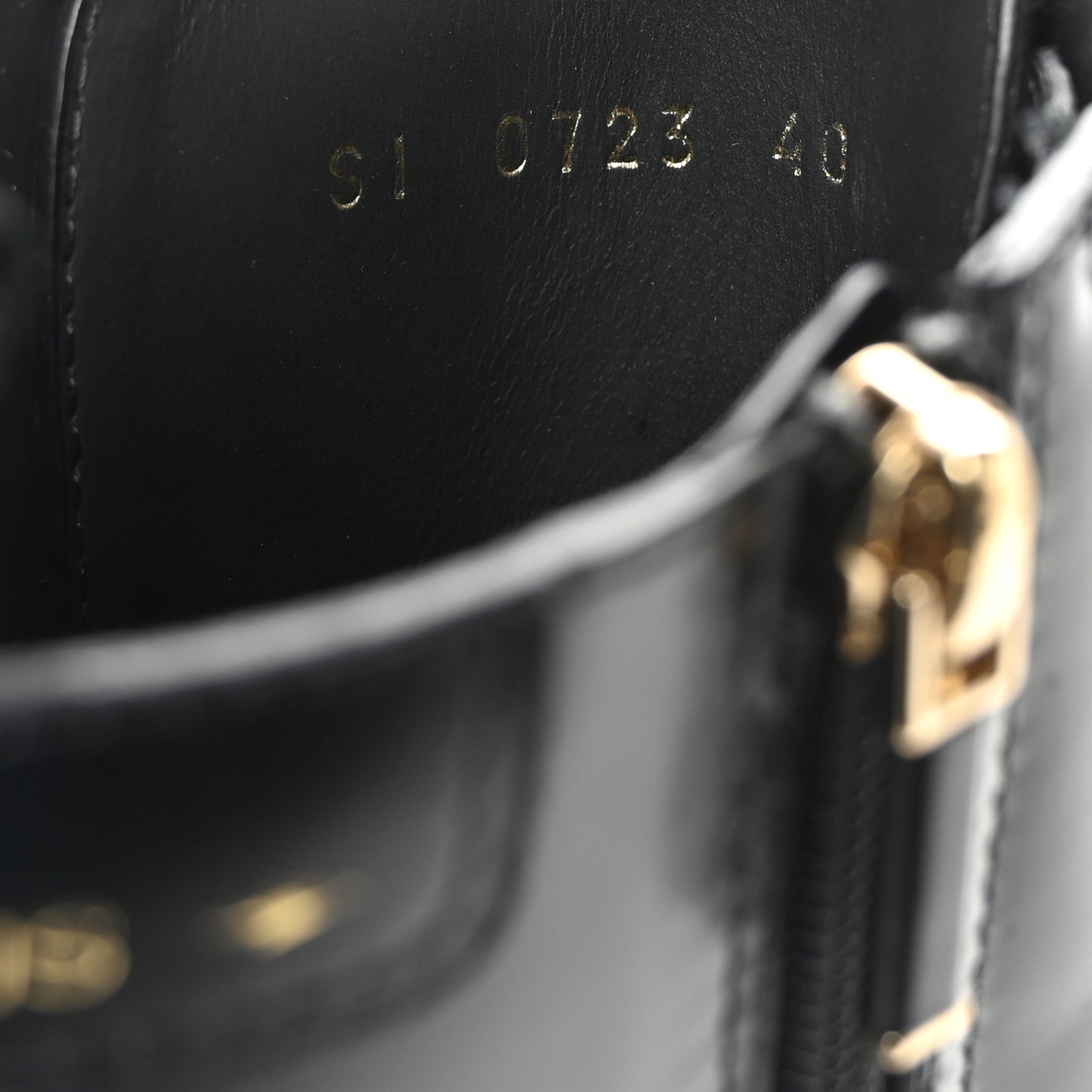 Calfskin Pearl D-Strike Ankle Boots 40 Black