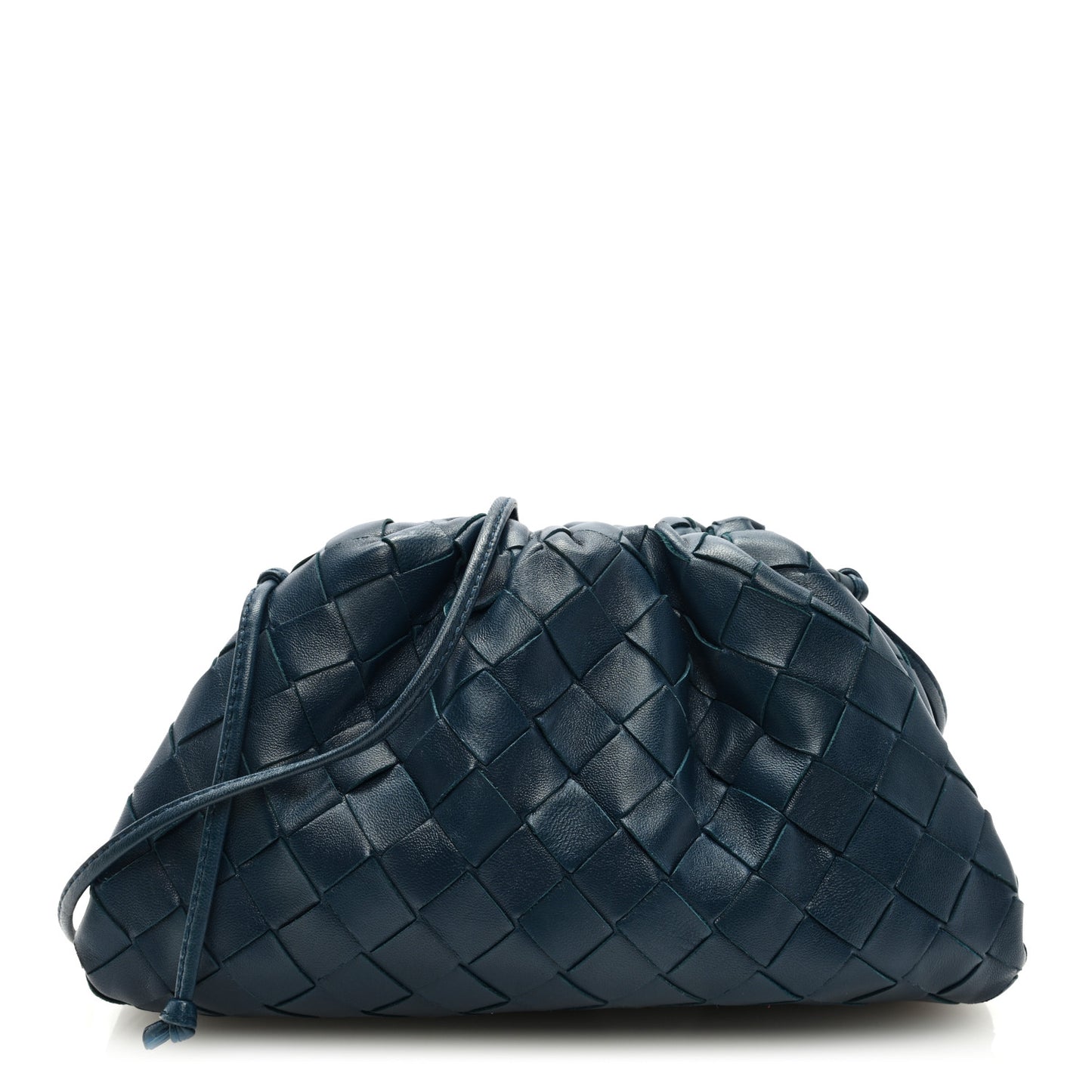 Nappa Intrecciato The Mini Pouch Deep Blue