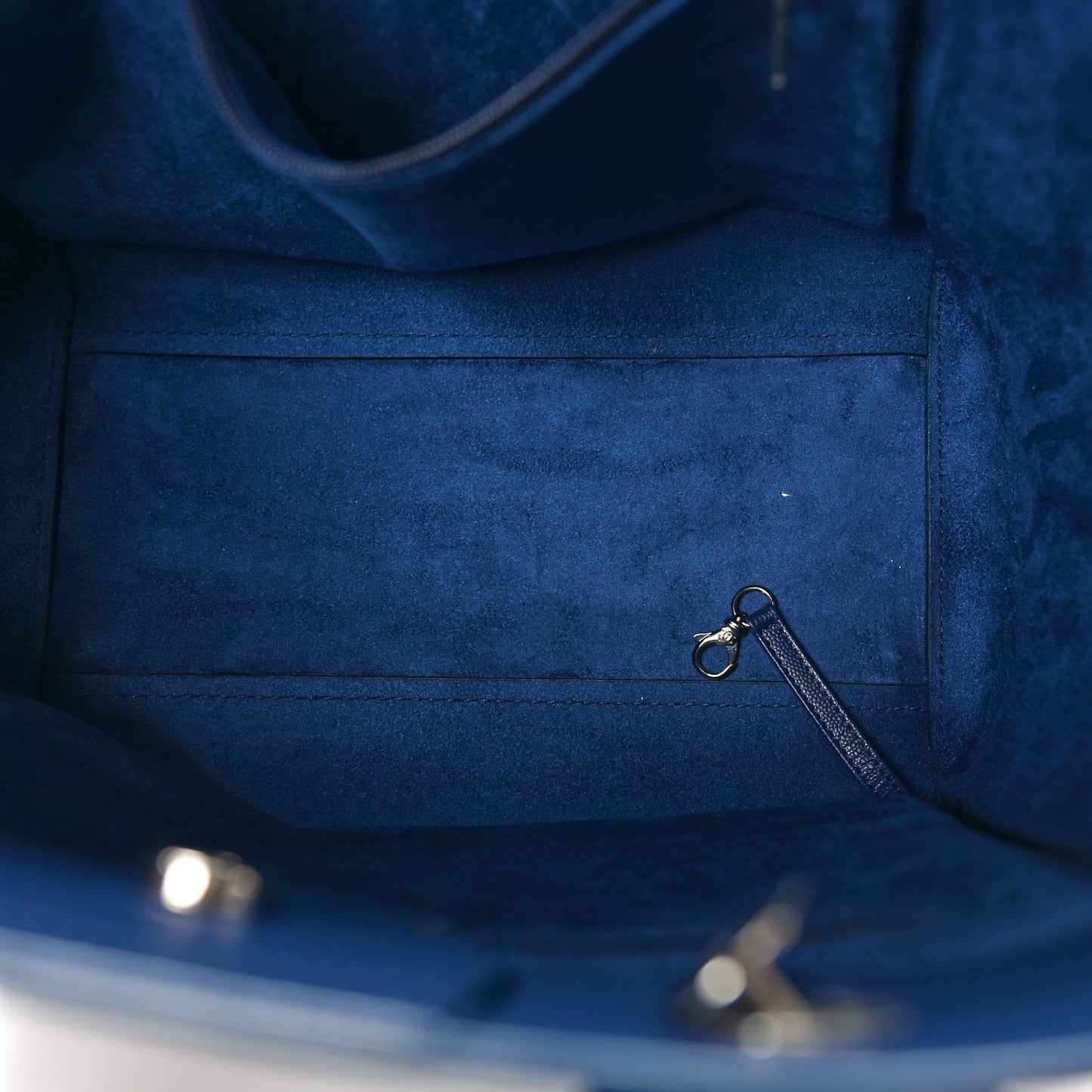 Caviar Small Studded Deauville Tote Navy