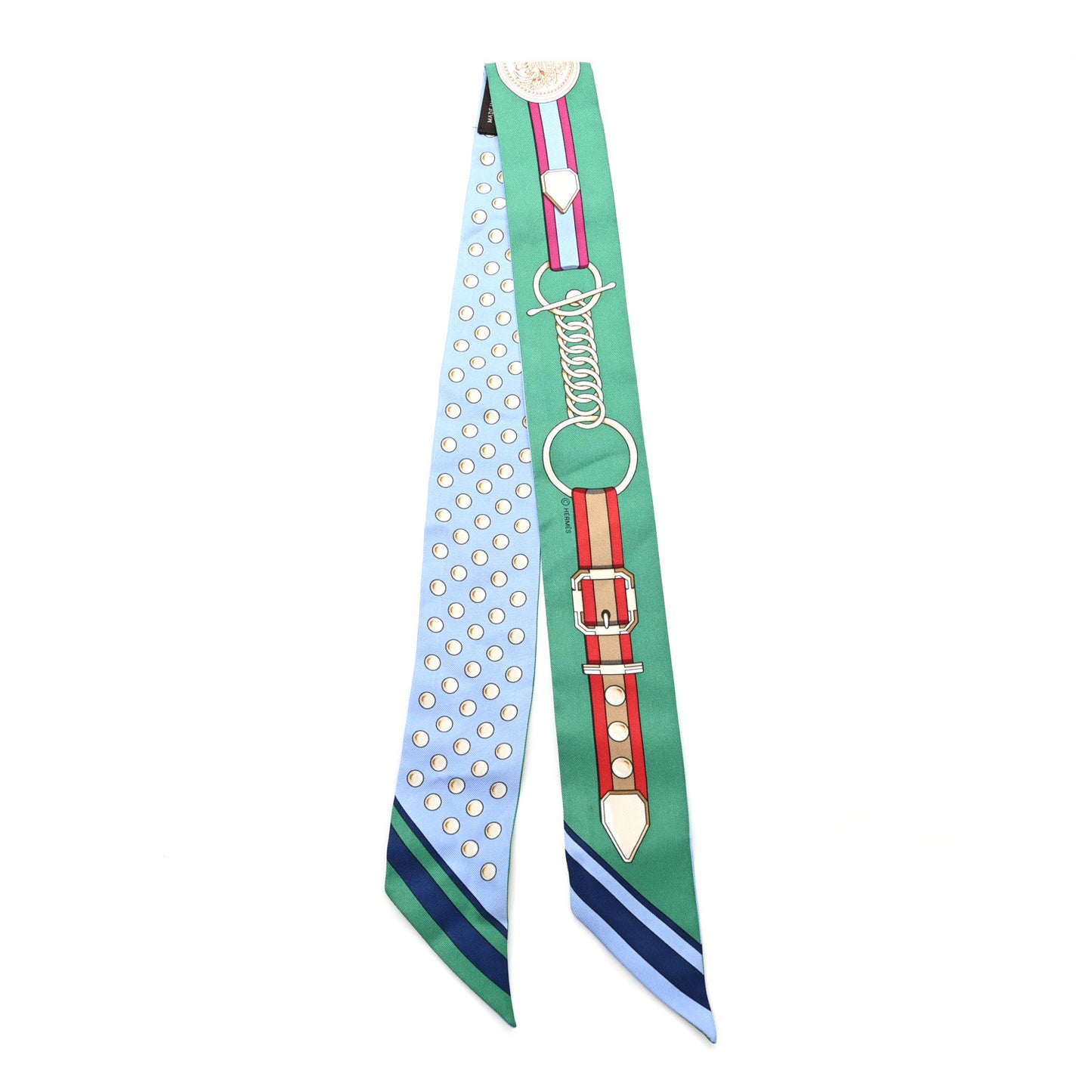 Silk Grand Tralala Twilly Bleu Ciel Vert