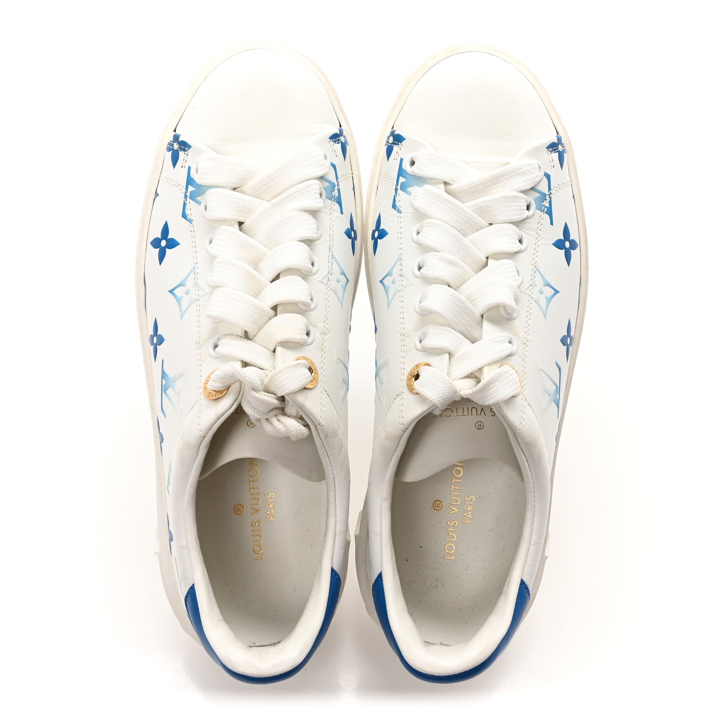 Monogram Time Out Sneakers 36.5 Blue