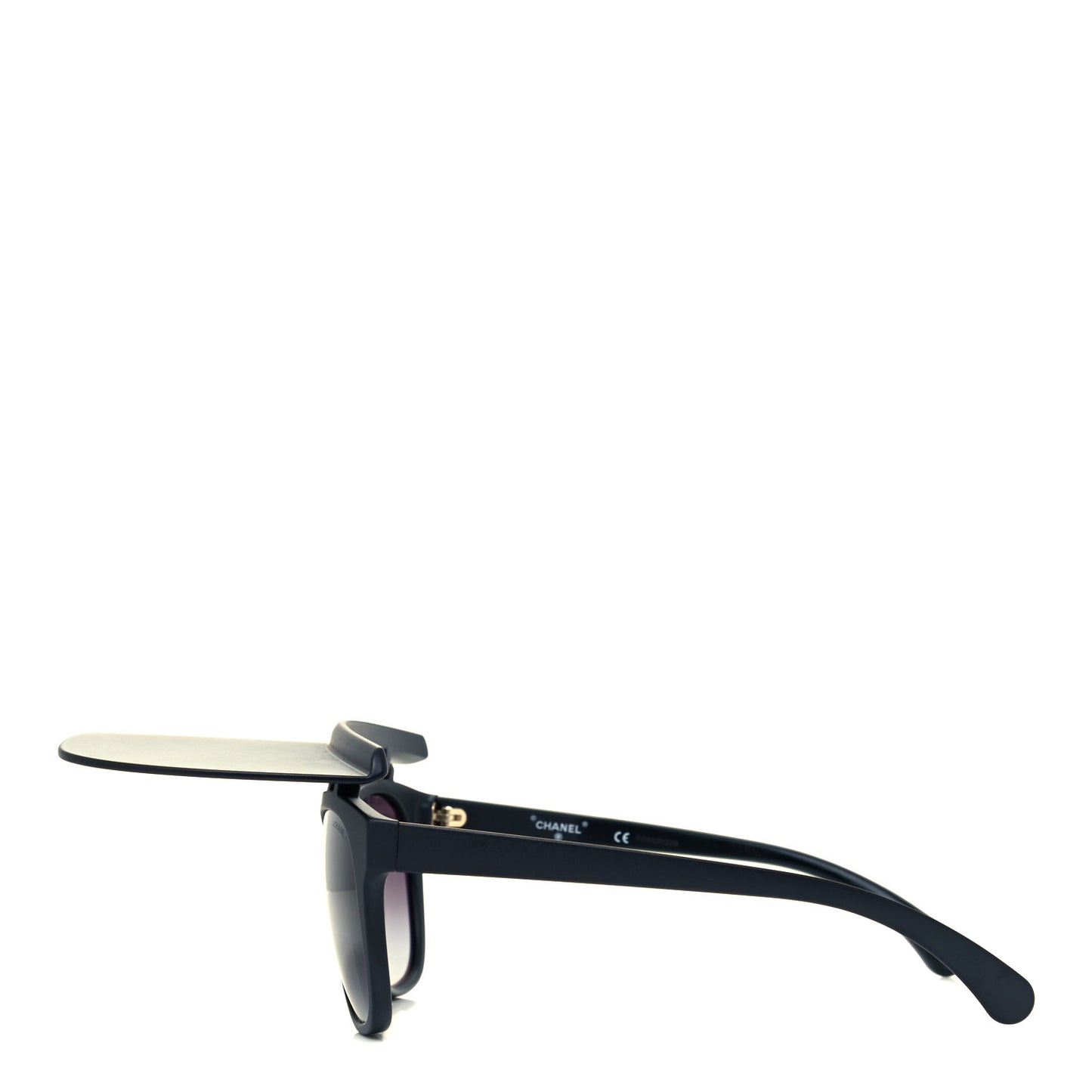 Acetate Visor Sunglasses 71046 Matte Black