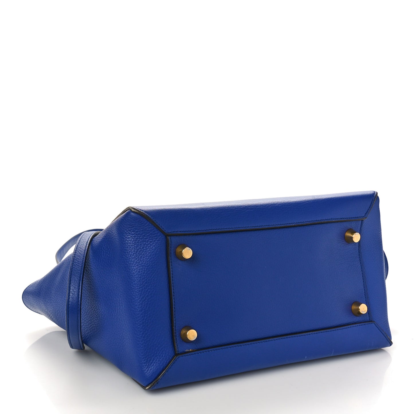 Grained Calfskin Small Belt Bag Indigo