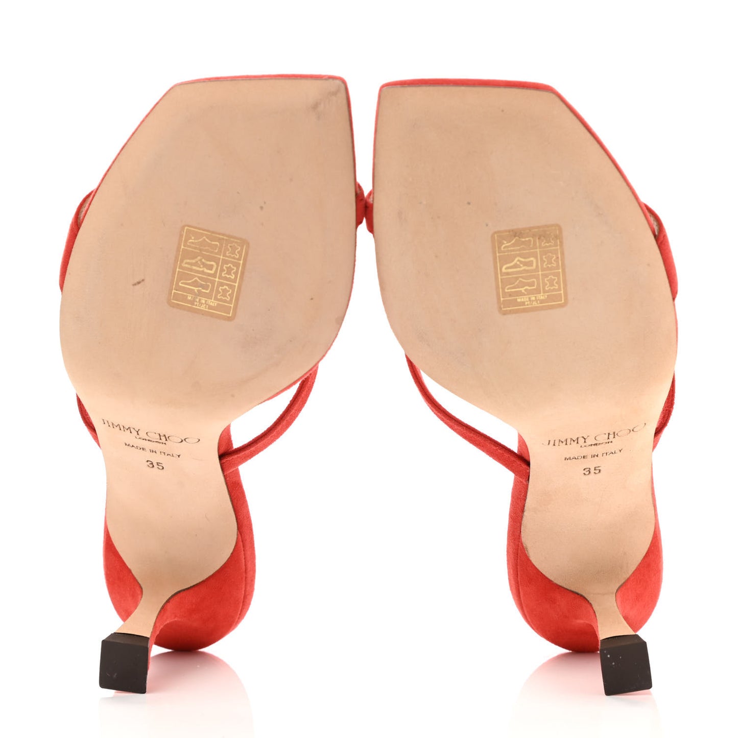 Suede Maelie 70 Mule Pumps 35 Red