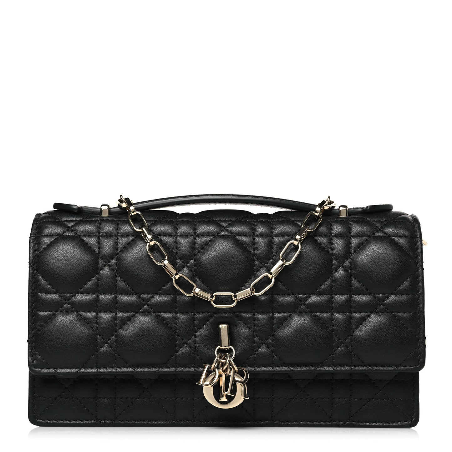 Lambskin Cannage Mini My Dior Bag Black