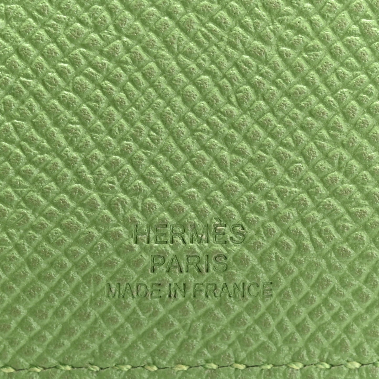 Epsom Tarmac Dot PM Passport Holder Vert Criquet Bleu Brume