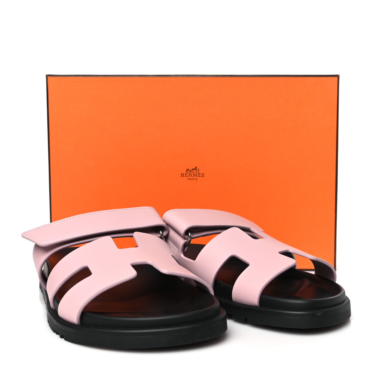 Calfskin Womens Chypre Sandals 38.5 Rose Cancan