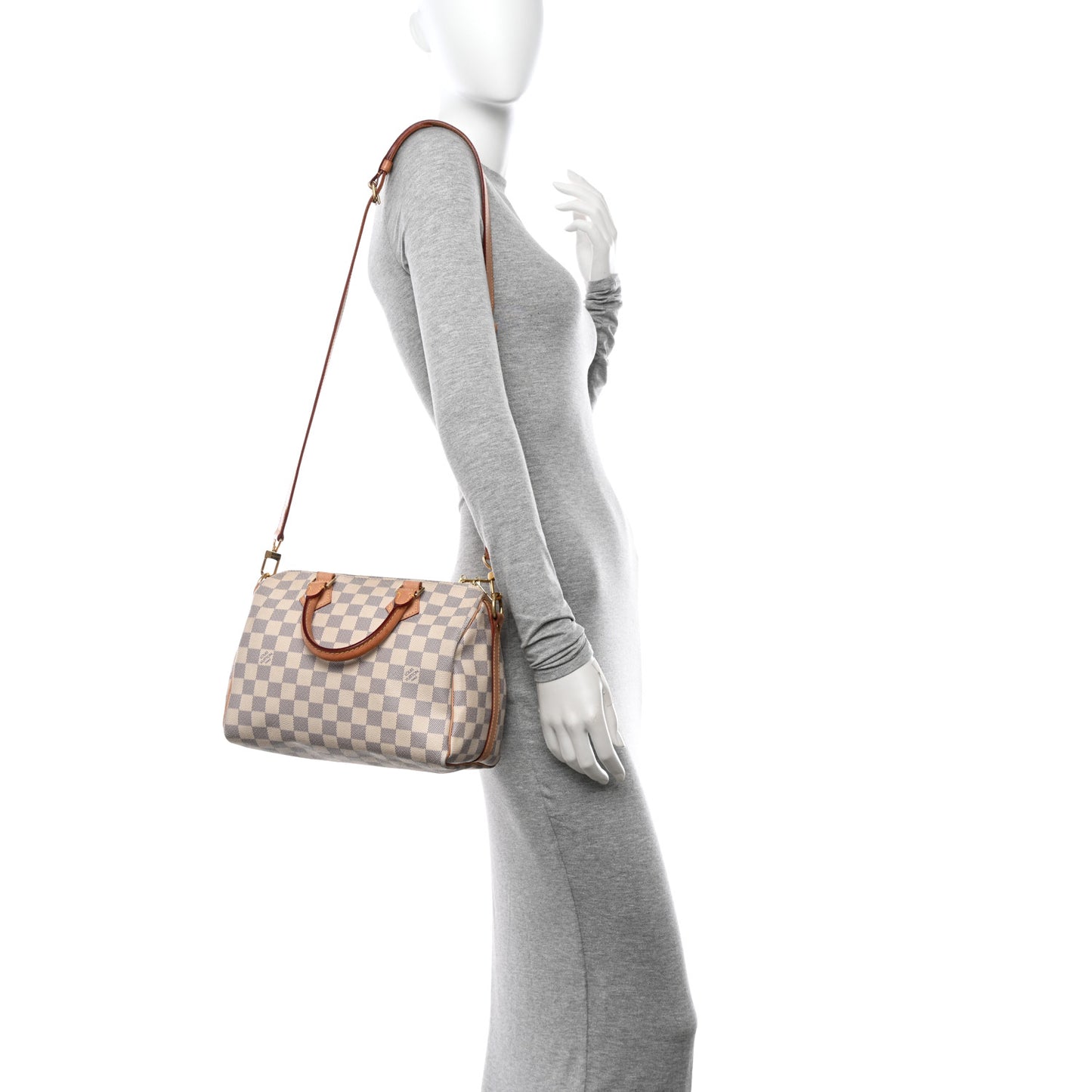Damier Azur Speedy Bandouliere 25
