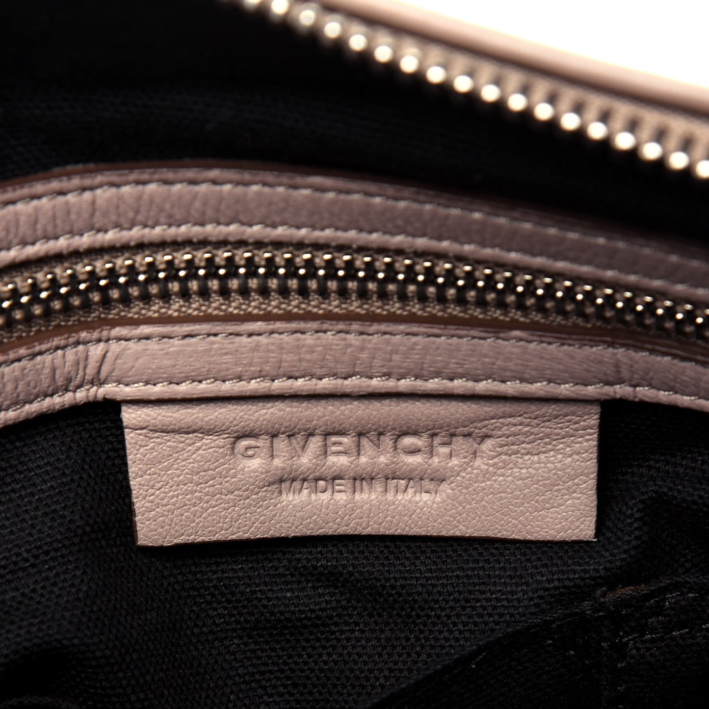 Calfskin Crocodile Embossed Medium Pandora Taupe