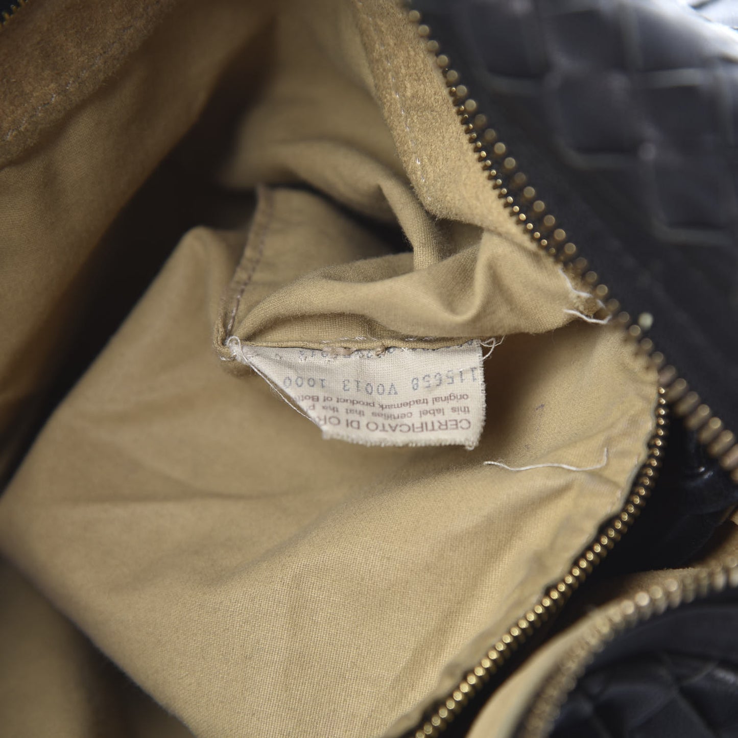 Nappa Intrecciato Hobo Black