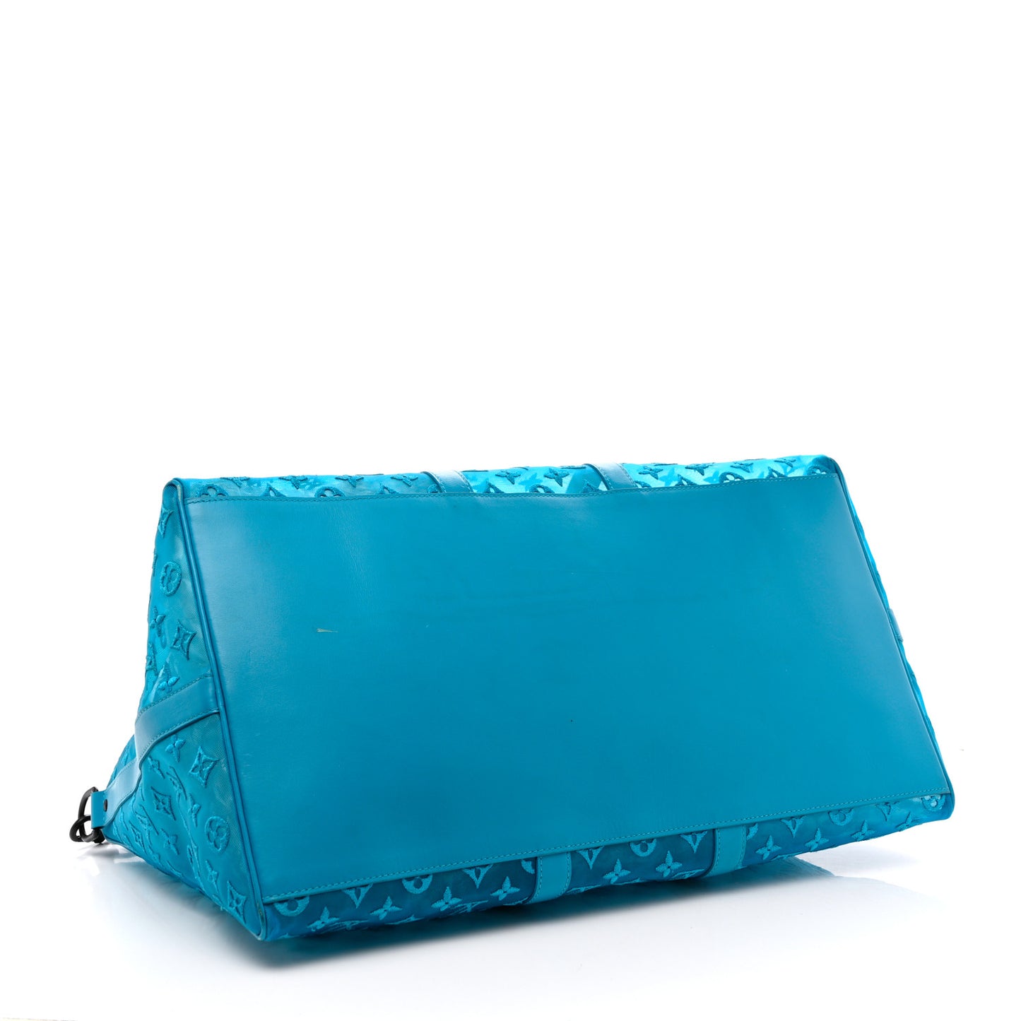 Monogram See Through Keepall Triangle Bandouliere 50 Turquoise